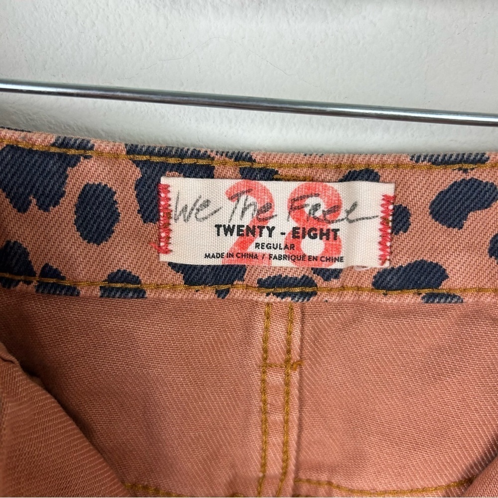 We the Free Free People zip front leopard skirt size: 28 - Picture 11 of 12